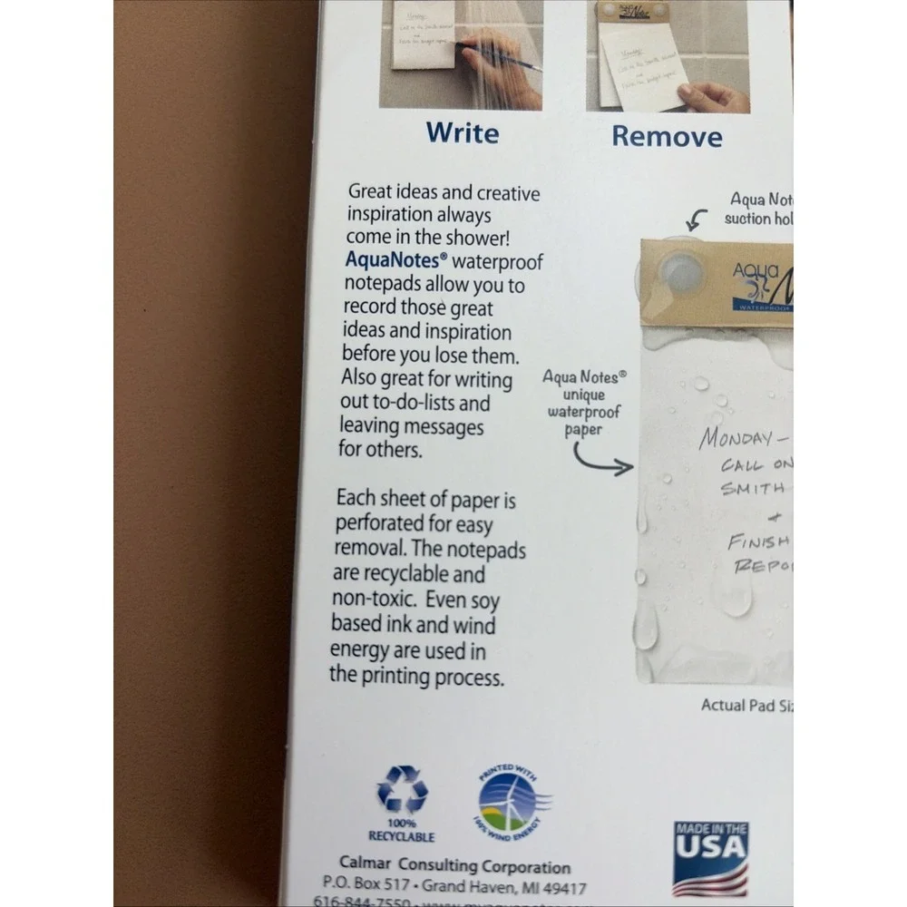 Aqua Notes Water Proof‎ Notepad